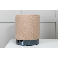 Cleo poef - teddy - beige