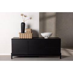 Niko dressoir - 138 cm - zwart