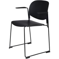 Armstoel Stacks Zwart