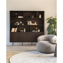 Wandkast Remi - mangohout - 200x200 cm