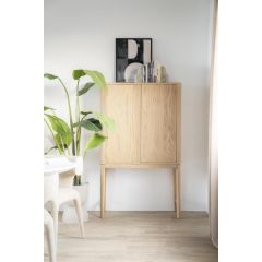 Kabinet Harvey - eikenhout - 150x90 cm