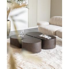 Bijzettafel Jules - bruin