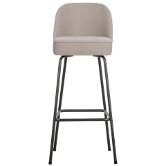 Vogue barstoel 80 cm geweven stof