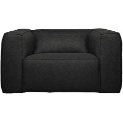 Fauteuil Bean Incl. Kussen Donkergrijs Gemêleerd