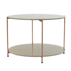  Salontafel Belita glas Ø65x45 cm van het woonmerk Light & Living