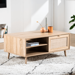 Benjamin salontafel MDF naturel 100x60 cm van het woonmerk Vurna