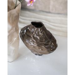 Rias vaas bruin - klein