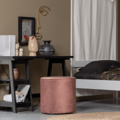 Sara poef hoog velvet