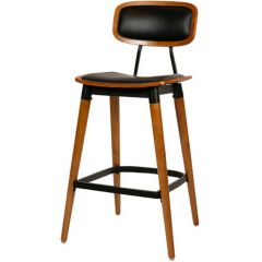 Charly barkruk zwart