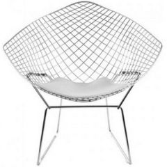 Diamond chair kussenset wit of zwart