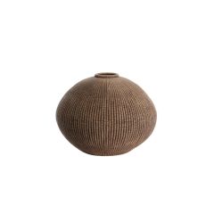 Vedollo vaas deco Ø35x26,5 cm - bruin