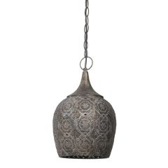 Kadiri hanglamp Ø23,5x39,5 cm - bruin goud