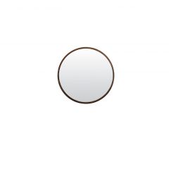 Mamali spiegel Ø41 cm - mangohout bruin