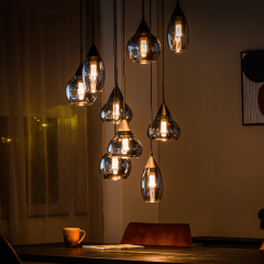 Jaxine hanglamp smoke glas 9L van het woonmerk Vurna