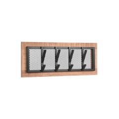 Label51 Kapstok Crude – zwart – mangohout