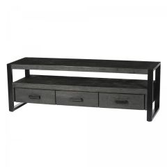 Norris tv-meubel 150 cm - zwart