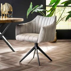 Miller draaibare armstoel - velvet van het woonmerk Fraaai