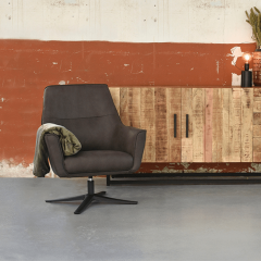 Fauteuil Tod Microvezel van het woonmerk Label51