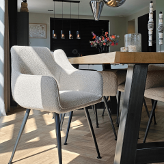 Ravi 3.0 eetkamerstoel boucle