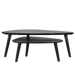 Rock salontafel 110 cm mangohout | set van 2 van het woonmerk Label51