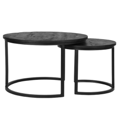 Salontafelset Double 70x70x45 cm van het woonmerk Label51
