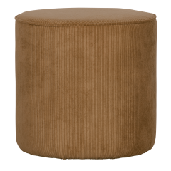 Sara poef hoog ribstof van het woonmerk WOOOD