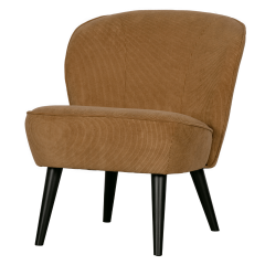 Fauteuil Sara Ribstof van het woonmerk WOOOD