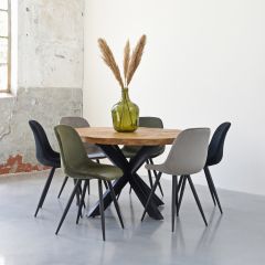 Capri eetkamerstoel velvet