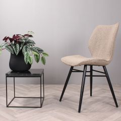 Tony eetkamerstoel bouclé