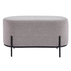 Torben hocker duo 80x40x42 cm bouclé beige van het woonmerk DS4U