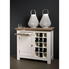 Tower Living Parma wijnkast - 104 cm - wit