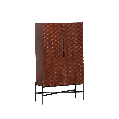 Tower Living Paola opbergkast - 90 cm - bruin