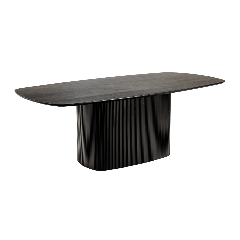 Tower Living Rivello eettafel - 260 cm - zwart