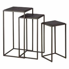 Tower Living Fanna bijzettafel set vanaf 30 cm - grijs