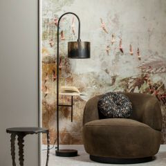 Vloerlamp Blackout Metaal Zwart