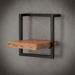 Woody metaal wandplank 30 cm