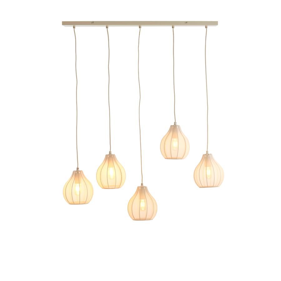 Light & Living Elati hanglamp 5L - zand