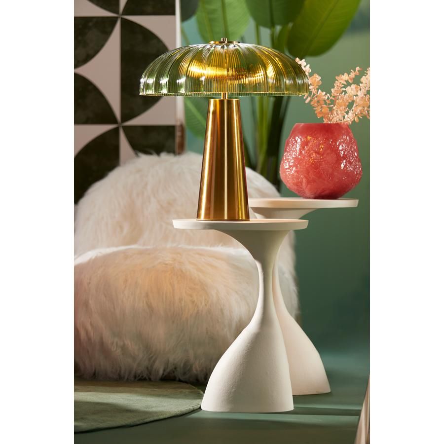 Light & Living Macau bijzettafel 40x33x55 cm - mat crème