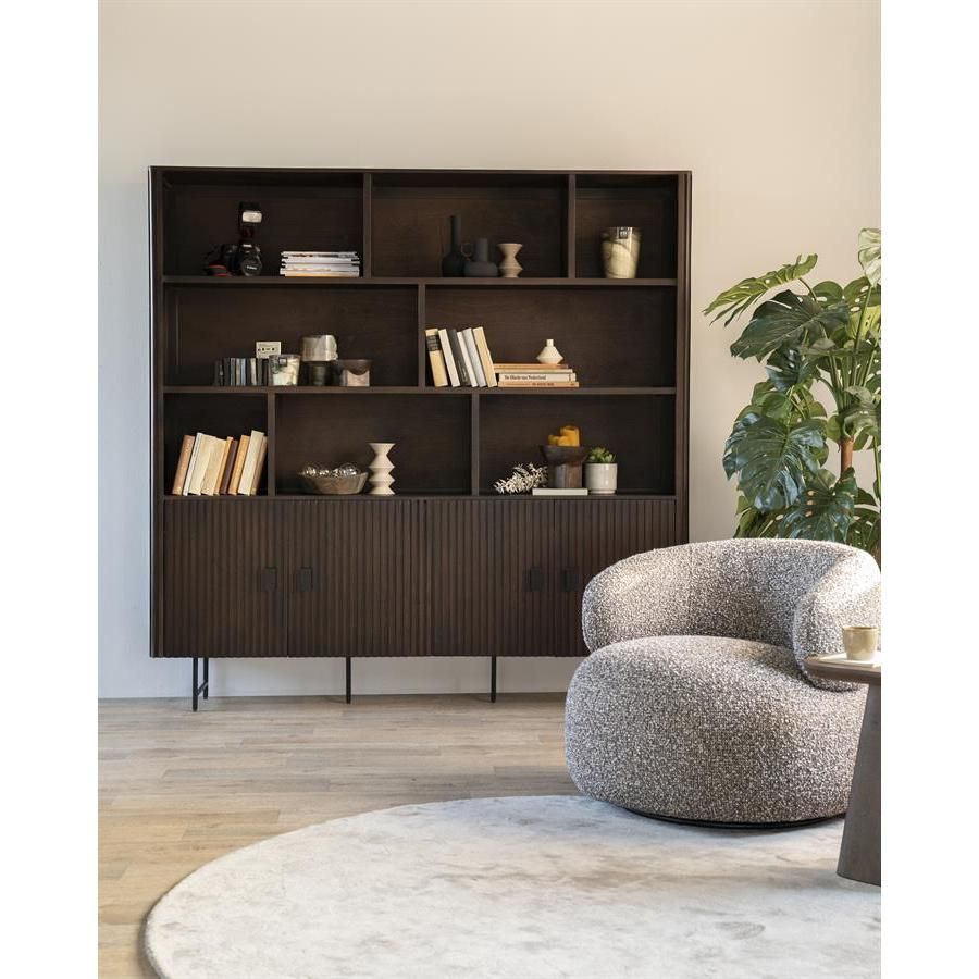 Eleonora Wandkast Remi - mangohout - 200x200 cm