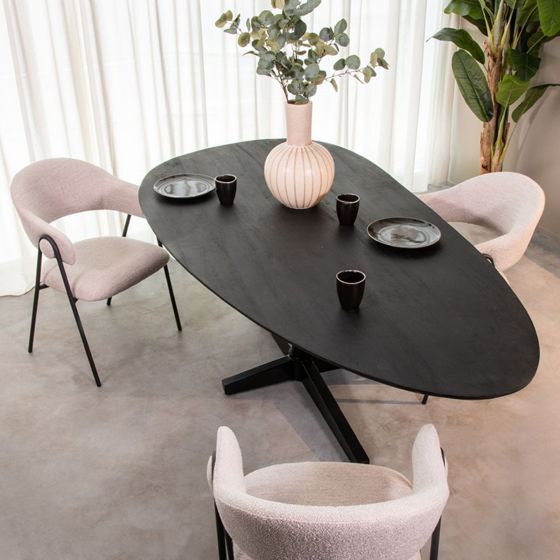 Rosie eetkamertafel 260x110 cm mangohout