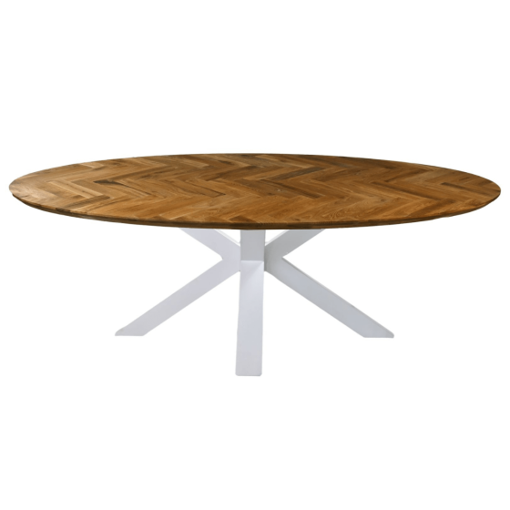 Mondolfo ovale eettafel 180x100x76 eiken naturel van het woonmerk HSM Collection