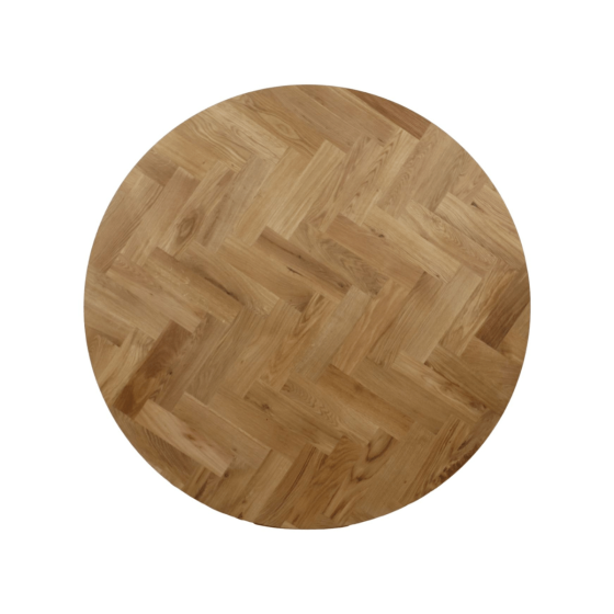 Hede tafalblad rond ø150x4 teak naturel van het woonmerk HSM Collection