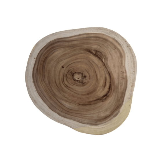 Monte tafelblad rond ø100x10 munggur naturel van het woonmerk HSM Collection