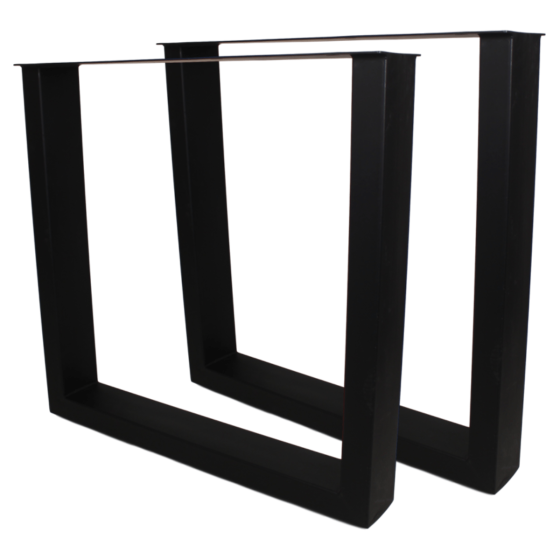 Santa Teresa U-poten 72x14x72 cm metaal zwart van het woonmerk HSM Collection