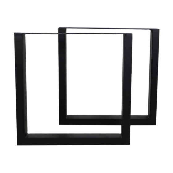 Springdale U-poten 70x10x69 cm metaal zwart van het woonmerk HSM Collection