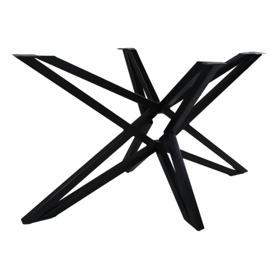 Topeka onderstel 3D 140x80x72 cm ijzer zwart van het woonmerk HSM Collection