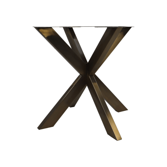 Tuttle onderstel X-model 80x80x72 cm metaal goud van het woonmerk HSM Collection