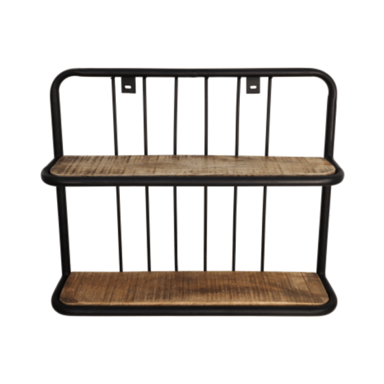 Bulri wandplank 2 planken 50x50x12 van het woonmerk HSM Collection