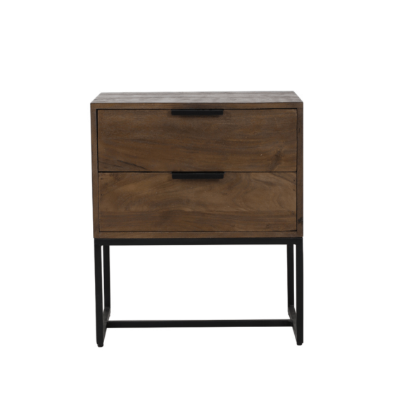 Meave kast 60x40x70 cm hout mat donkerbruin van het woonmerk Light&Living