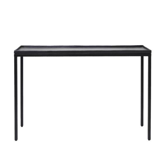 Kendra sidetable 121x35x80 cm mat zwart van het woonmerk Light&Living